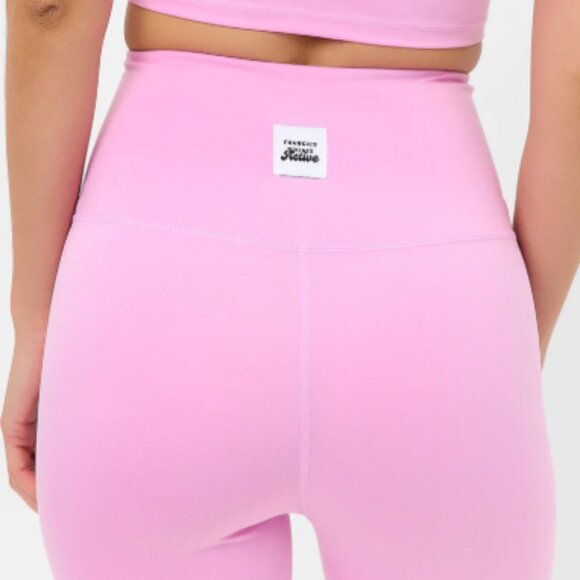 Frankie's Bikinis Pink Lively High Waist Leggings Size Small - Picture 2 of 8